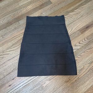 BCBG Bandage mini skirt grey